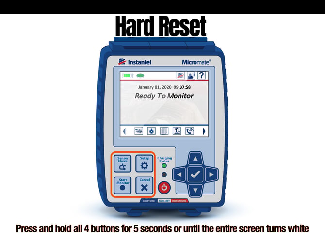 Micromate Hard Reset buttons