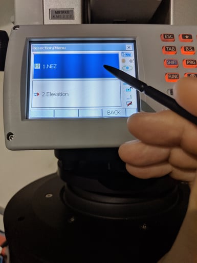 Machine generated alternative text:
Resection/Menu
B.S.